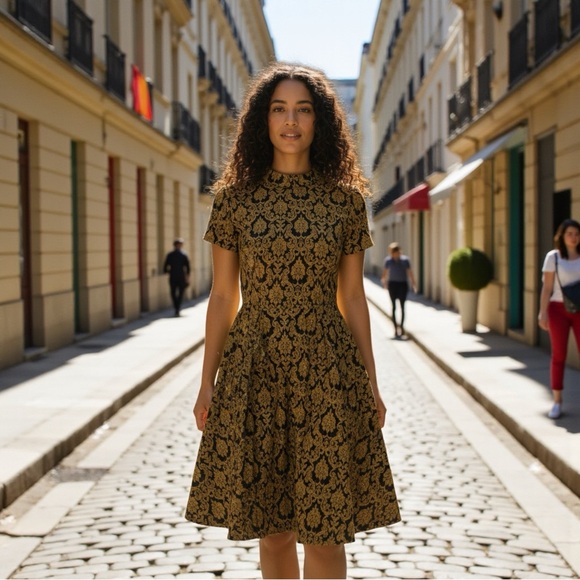 DRESS - Yellow - Picture 1 of 7